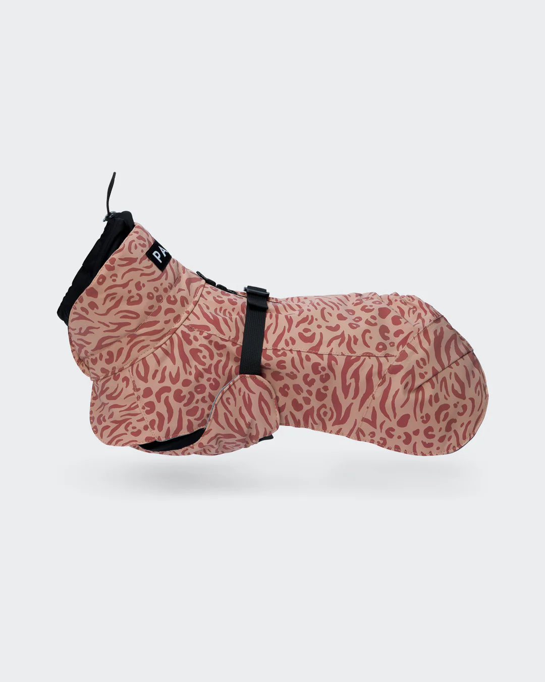 PAIKKA Visibility Winter Jacket Wool for Dogs Red Mix
