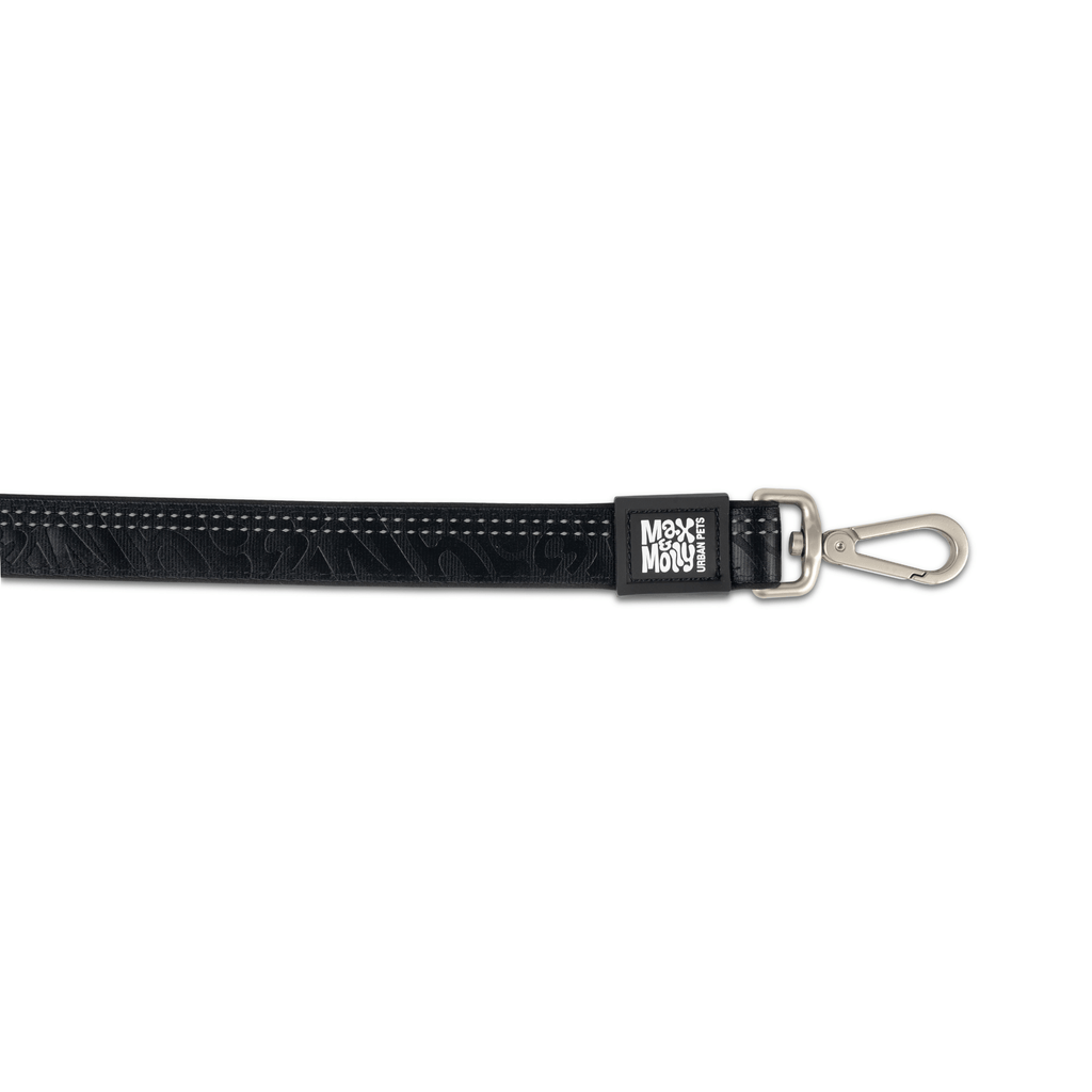 Korte hondenriem Matrix 2.0 Max & Molly Zwart 120 Cm