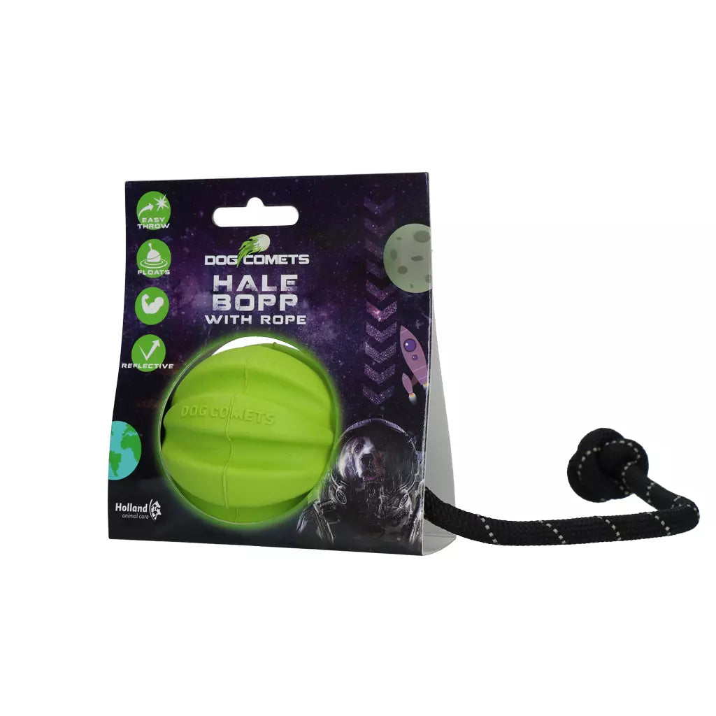 Dog Comets Halley Met Touw Groen