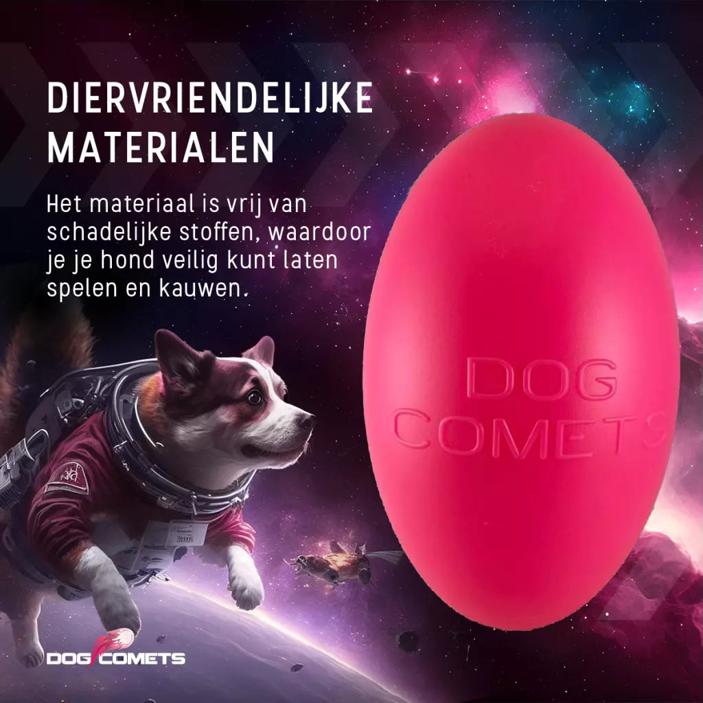 Dog Comets Pan-Stars Roze Large 30 cm