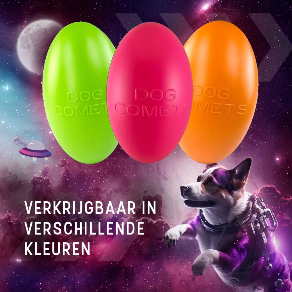 Dog Comets Pan-Stars Roze Large 30 cm