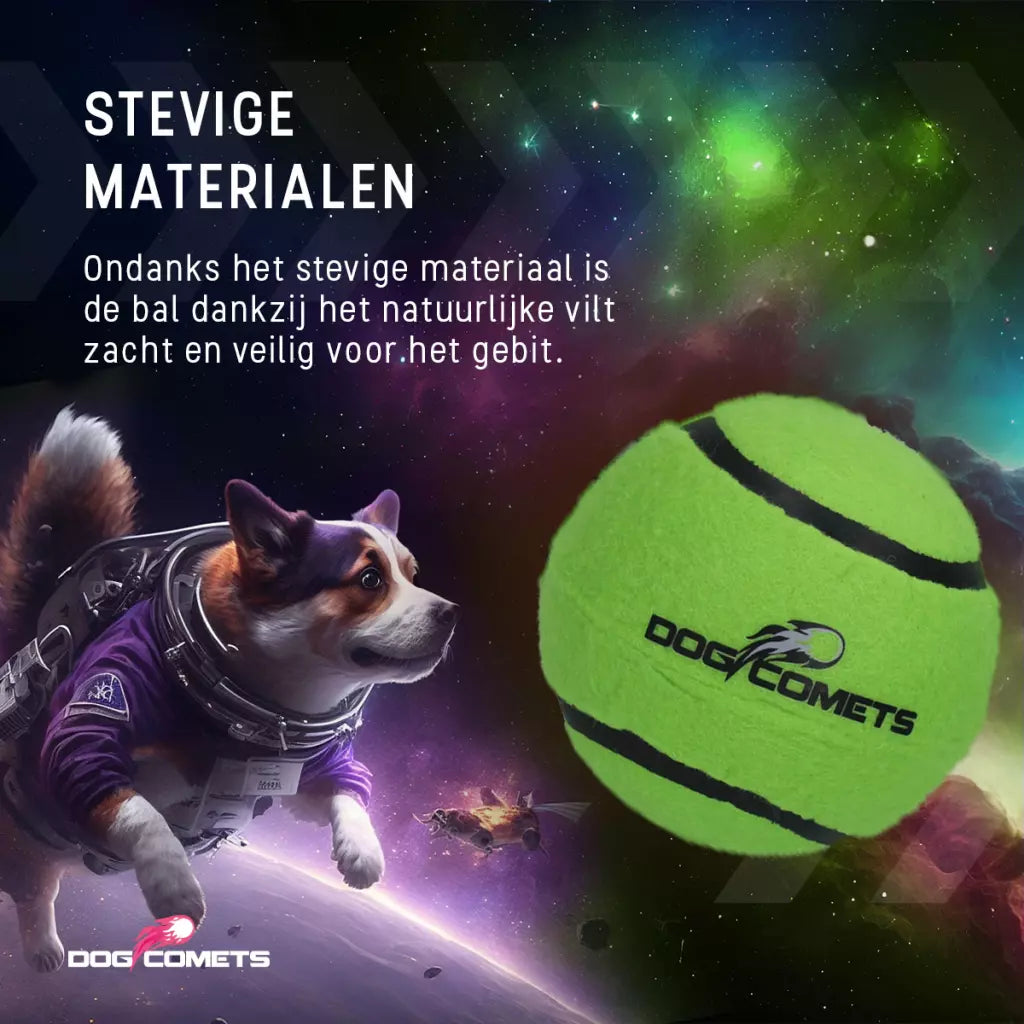 Dog Comets Tennisbal Starlight S Groen (3-pack)