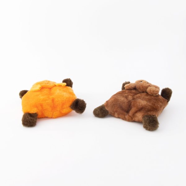 Squeakie Pad 2-pack Bear and Moose Zippy Paws