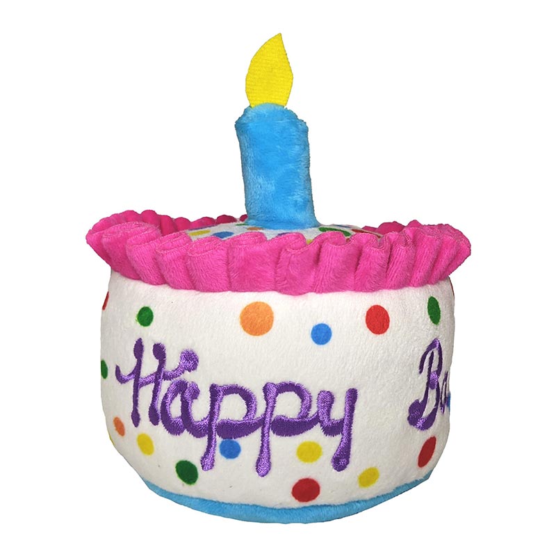 Lulubelles Power Plush Happy Barkday Cake Large