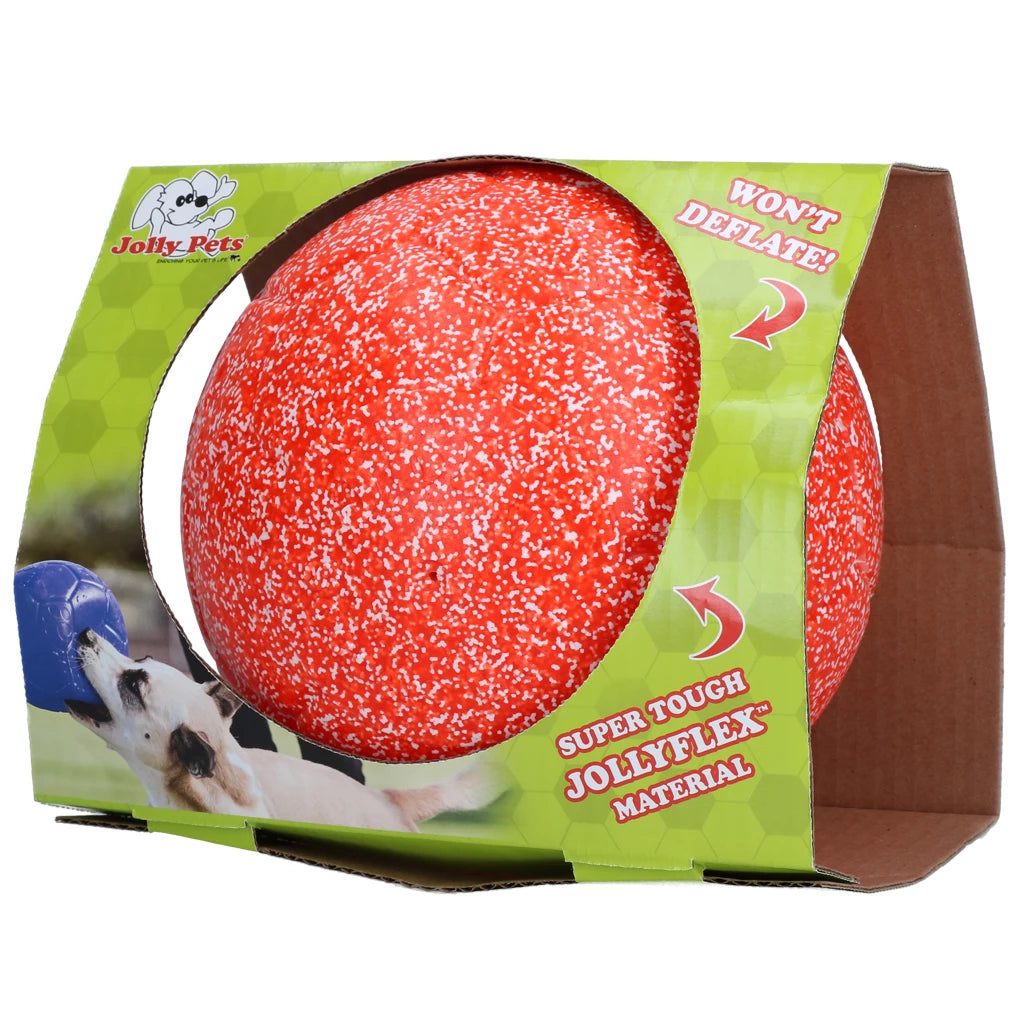 Jolly Soccer Ball Oranje/Wit L 20 cm