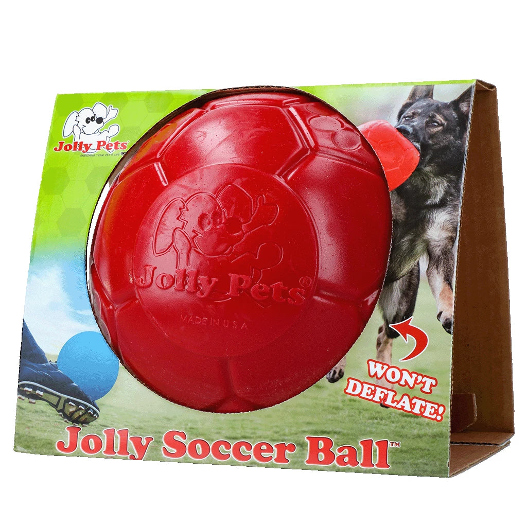 Jolly Soccer Ball Rood L 20 cm