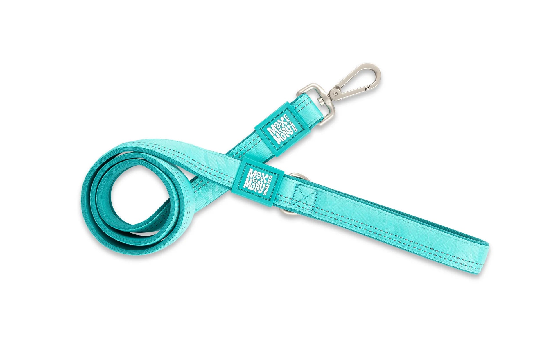 Korte hondenriem Matrix 2.0 Max & Molly Turquoise 120 Cm