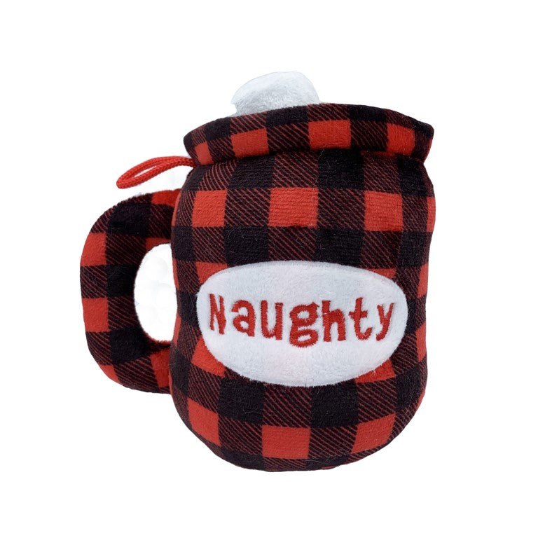 Lulubelles Power Plush Holiday Naughty Nice Cocoa Mug Small