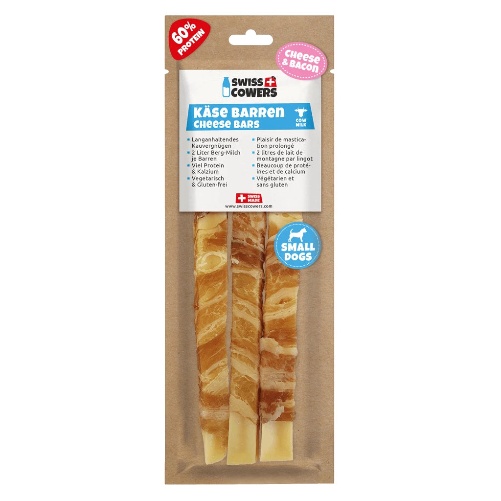 SwissCowers Cheese Bars Bacon S  80 Gr
