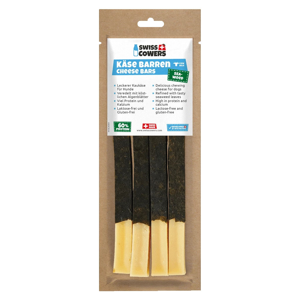 SwissCowers Cheese Bars Seaweed S  80 Gr