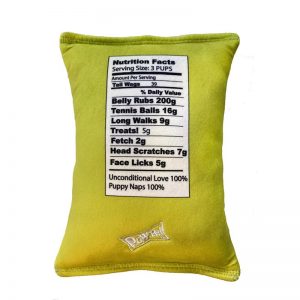 Lulubelles Power Plush Skinny Pup Pupcorn Large Huxley & Kent