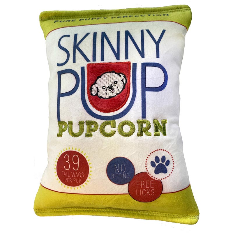 Lulubelles Power Plush Skinny Pup Pupcorn Large Huxley & Kent