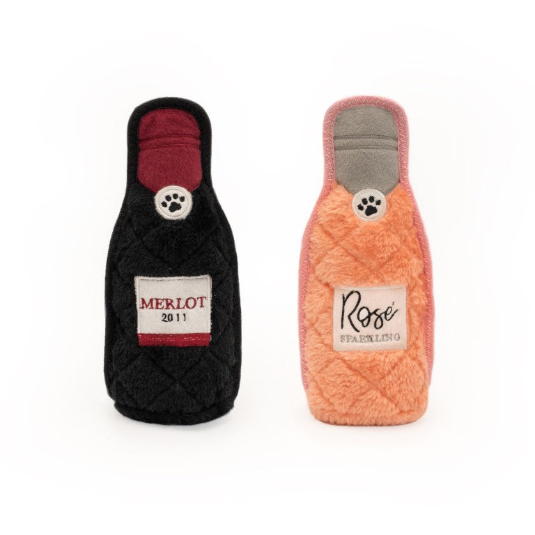 Z-Stitch Happy Hour Crusherz 2-pack Merlot and Rosé Zippy Paws