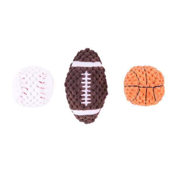 Miniz 3-pack SportsBallz Zippy Paws