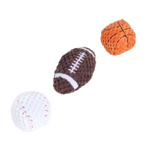 Miniz 3-pack SportsBallz Zippy Paws