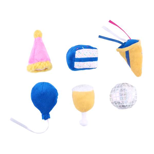 Miniz 6 Packs Party Zippy Paws