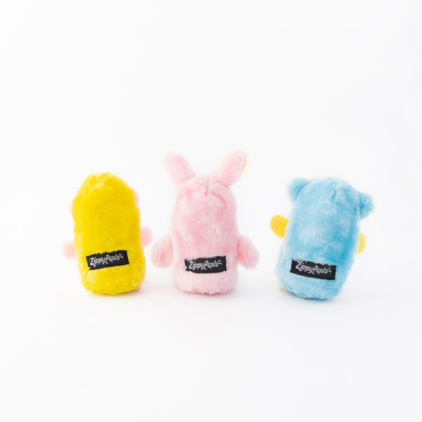 Squeakie Buddies – Pack of 3 ( Bear, Bunny, Monkey ) Zippy Paws