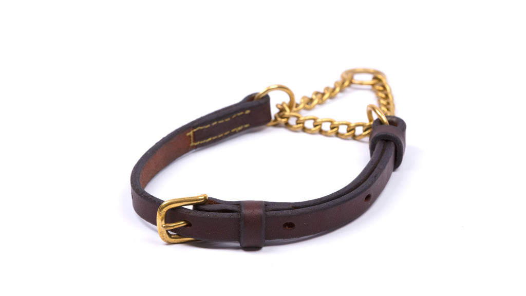 Half-check verstelbare halsband