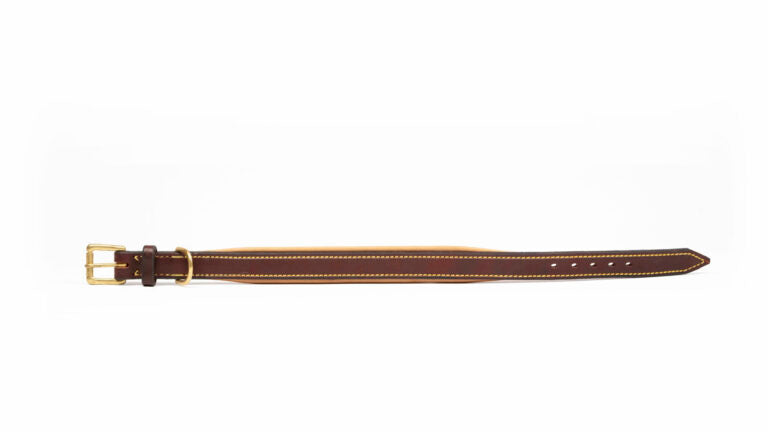 Traditionele gevoerde halsband